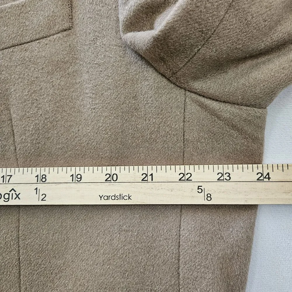 Lauren Ralph Lauren Blazer Jacket Mens 48R Camel Wool Cashmere Silk Sport Preppy